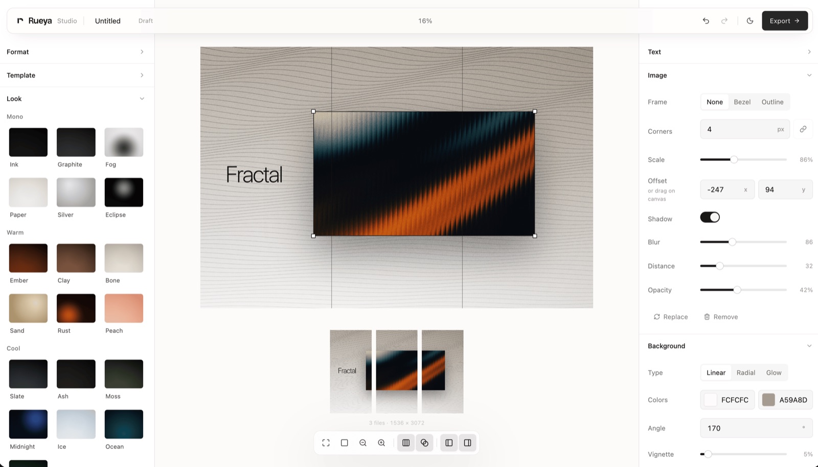Rueya © Studio — portfolio preview